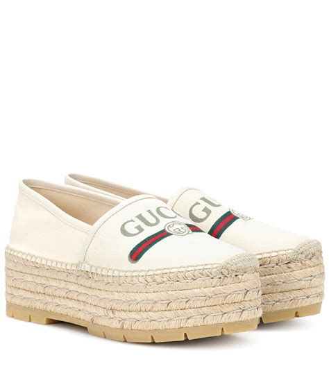 espadrille shoes gucci|Gucci canvas espadrilles.